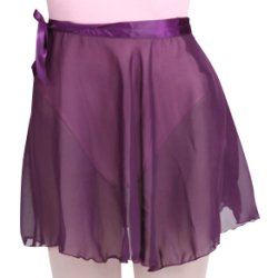 画像1: アダルトＦ35紫巻スカート（150-165）