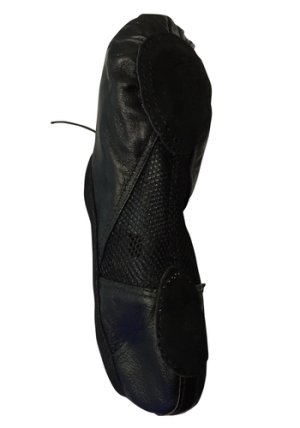 画像3: 全革黒メッシュバレエシューズ