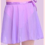 画像: ジュニアＭライラック巻スカート（115-135）