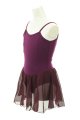 画像: 100紫ドレスレオタード【コットン製】